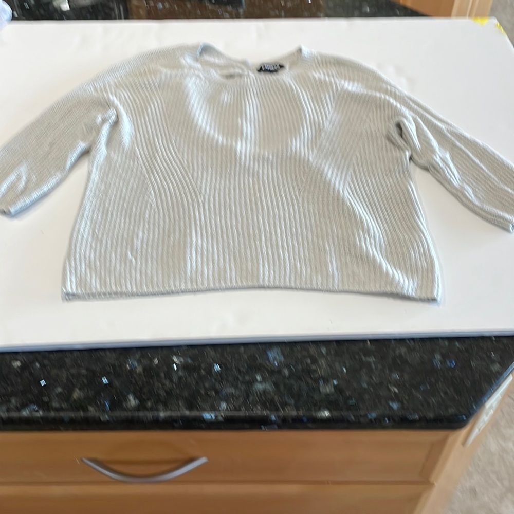 Express sweater in mint green.